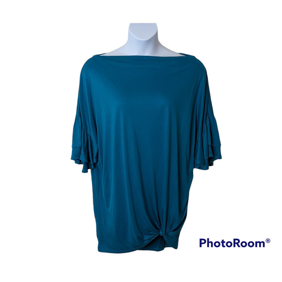 Umgee Oversized Turquoise Tunic/Dress Size S NWT - Picture 1 of 3